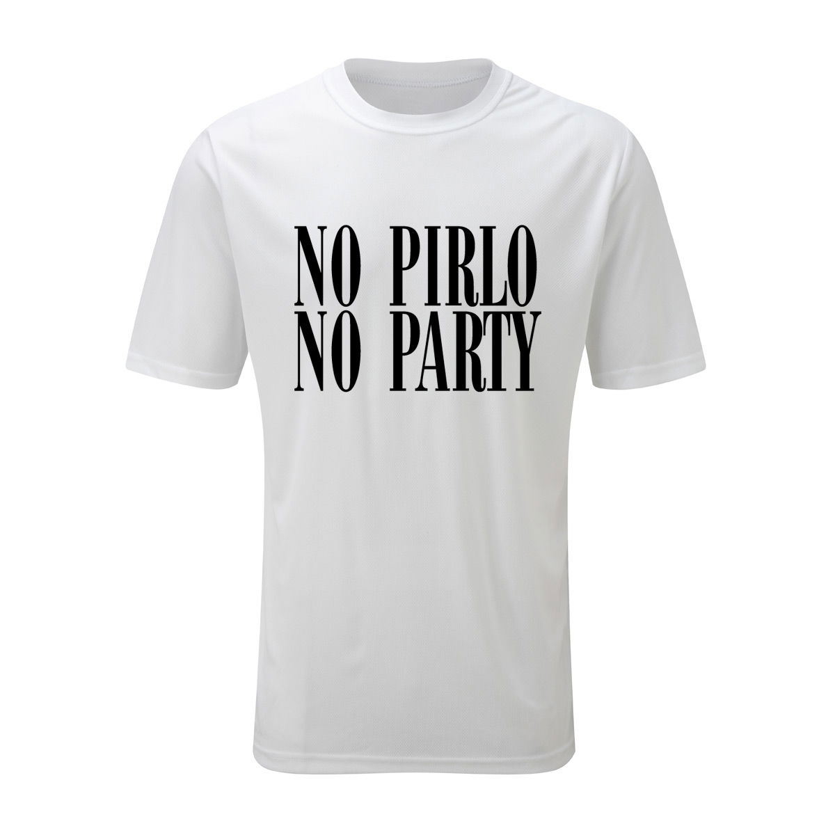 no pirlo no party shirt