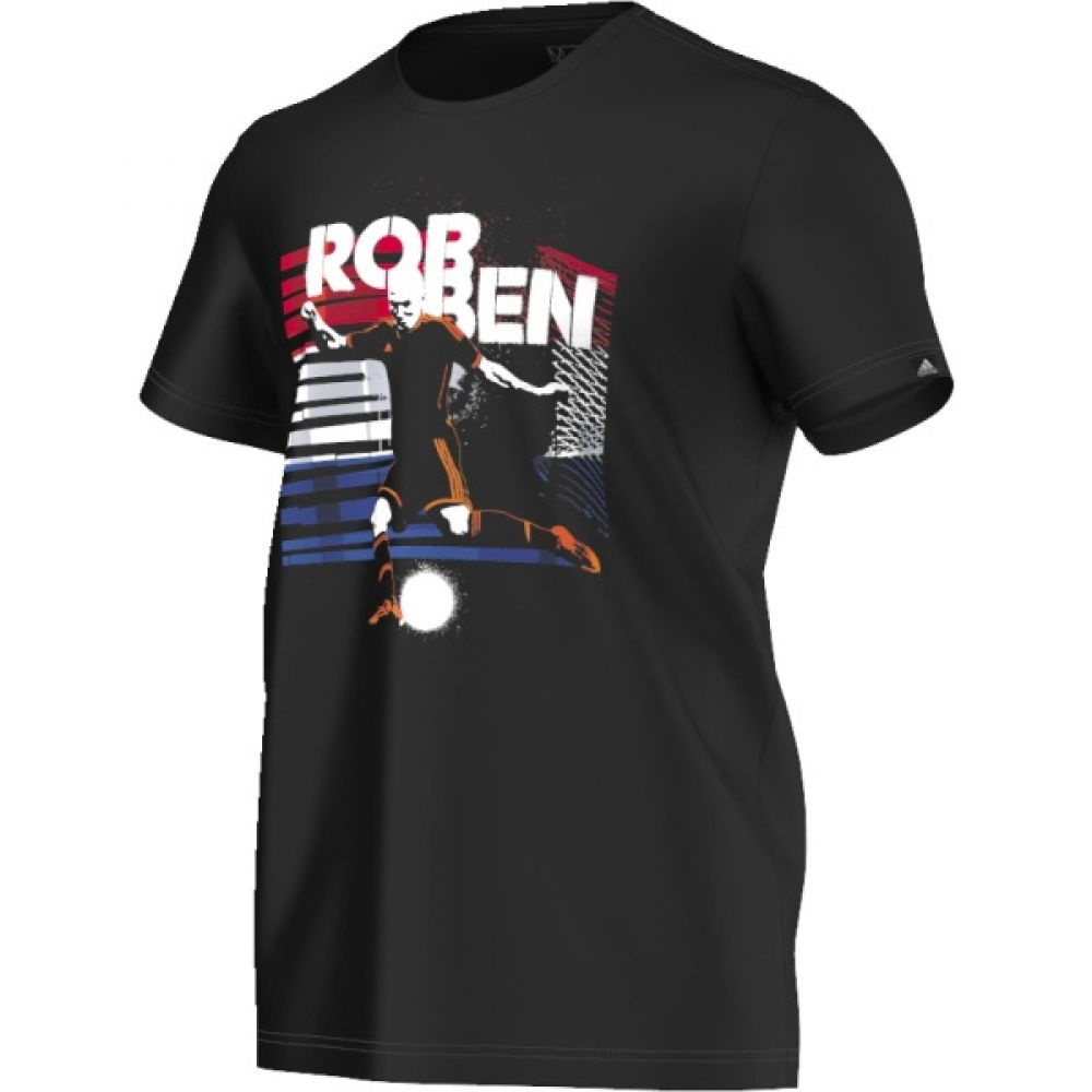 2016 2017 adidas arjen robben t shirt black 2016 2017 adidas arjen robben t shirt black