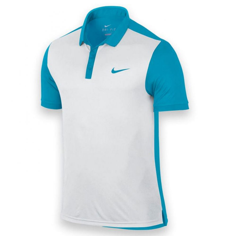 nike mens advantage tennis polo shirt white blue 633106 nike mens advantage tennis polo shirt white blue 633106
