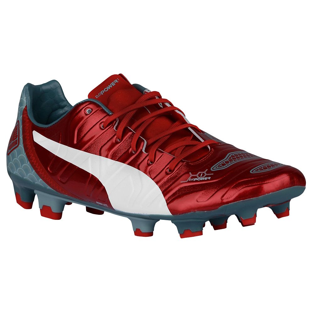 Puma Evopower 1.2 Firm Ground Football Boots (Red) [10342301