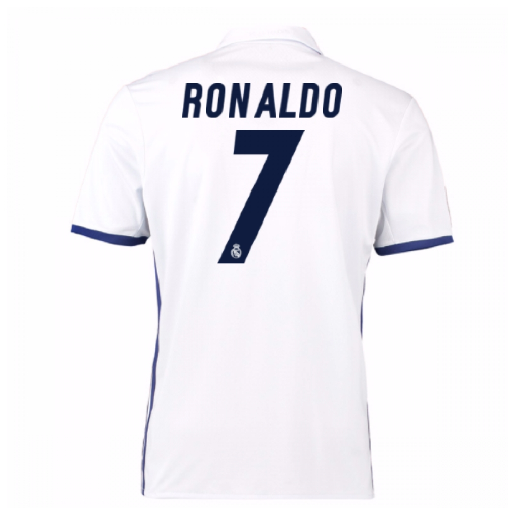 2016-17 Real Madrid Home Shirt (Ronaldo 7) [S94992-80017] - Uksoccershop