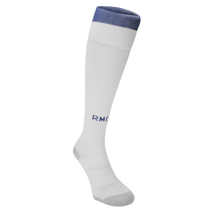 2016-2017 Real Madrid Adidas Home Socks (White) [AI5195,AI5195 ...