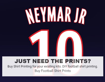 Football Shirt Printing